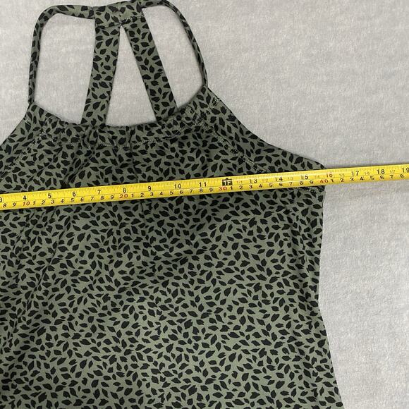 Eddie Bauer Womens S Sleeveless Racerback Sport Dress Green Black Black Outdoor - Picture 6 of 13